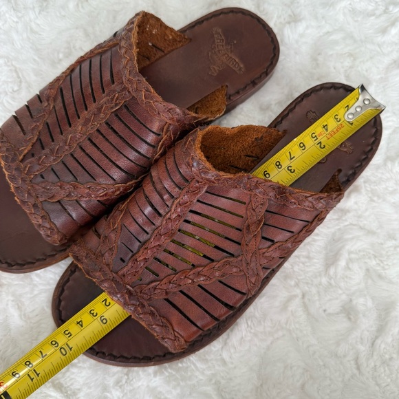 Freebird Boho Woven Leather Hippie Sandals - Picture 10 of 10